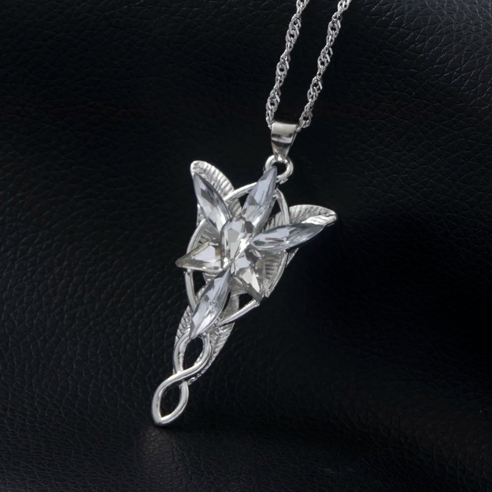 The Lord of the Rings Elf Princess Arwen's Evenstar Necklace