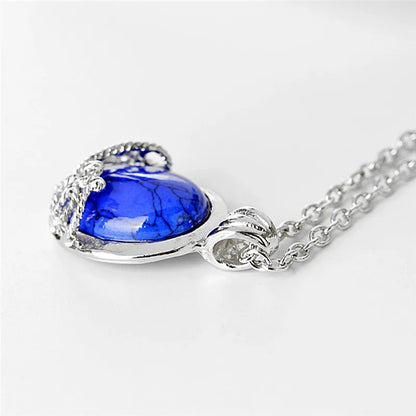 The Vampire Diaries Vintage Katherine's Lapis Lazuli Pendant Necklace