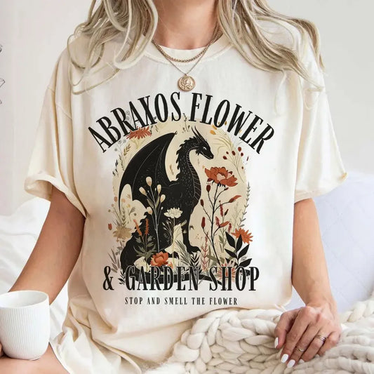 Throne Of Glass Abraxos Flower & Garden Shop Short Sleeve Top