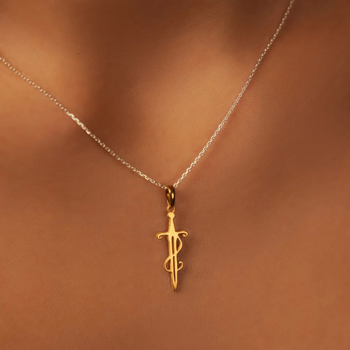 Fourth Wing Sword Necklace