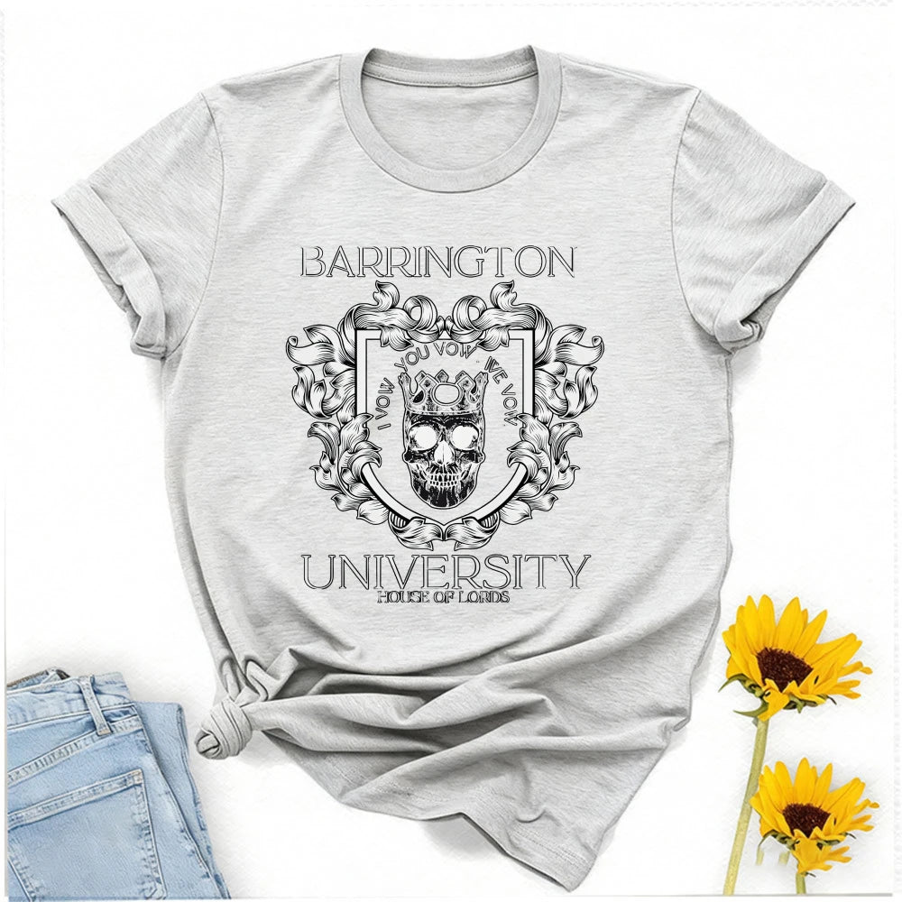 L.O.R.D.S. The Ritual Barrington University Skull Short Sleeve Top