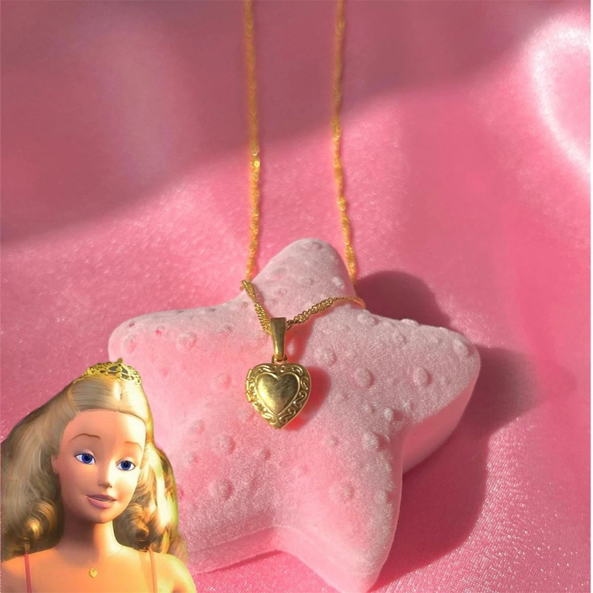 Barbie in the Nutcracker Love Photo Box Pendant Necklace