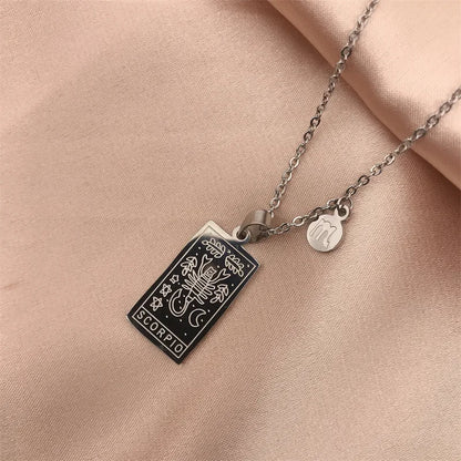 Zodiac Academy Geometric Zodiac Sign Necklaces