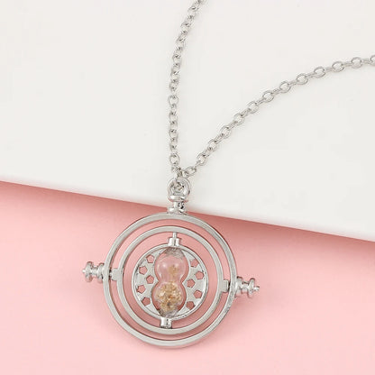 Harry Potter Hogwarts Hourglass Time Converter Necklace