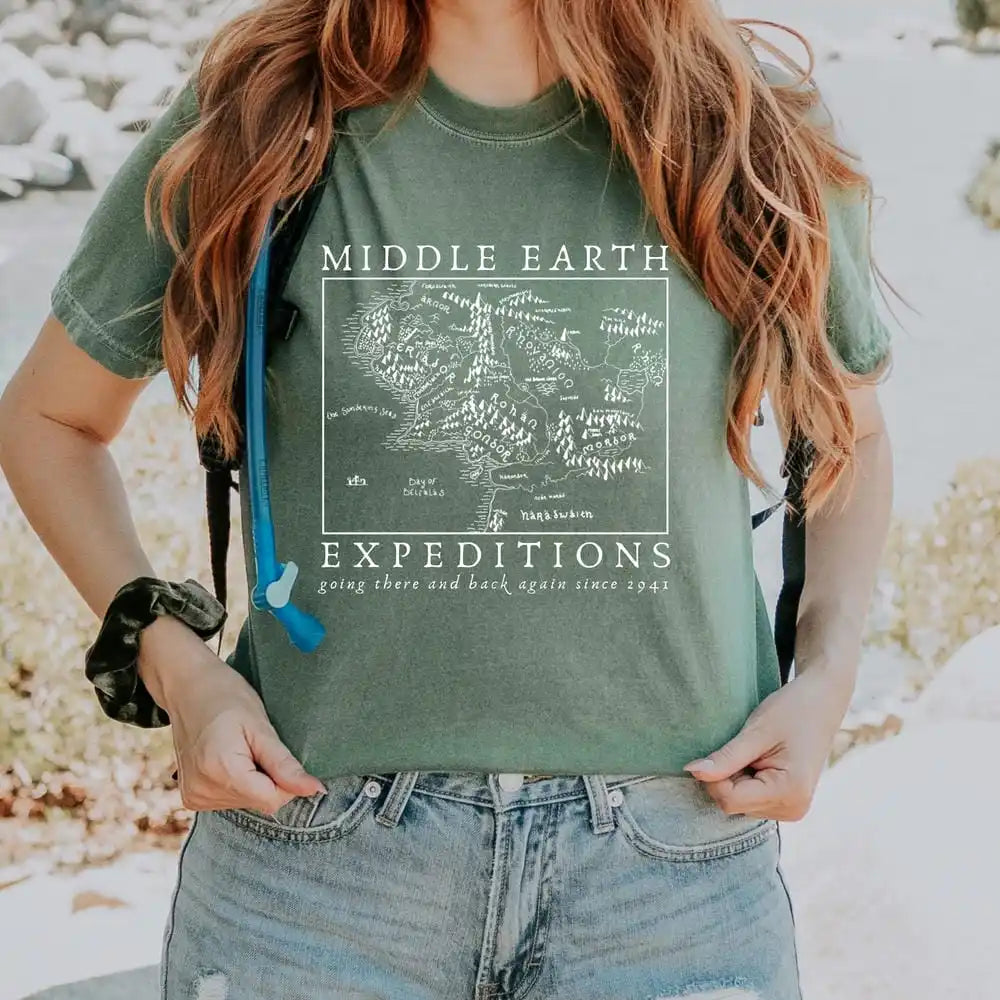 The Lord of the Rings Middle Earth Expeditions Short Sleeve Top