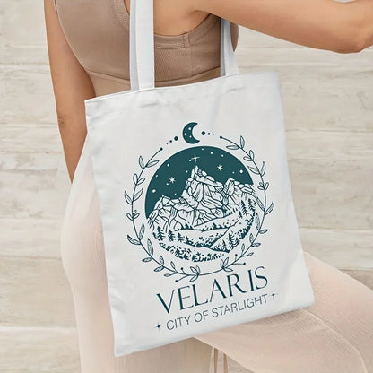 A Court of Thorns And Roses Velaris City Of Starlight Tote Bag