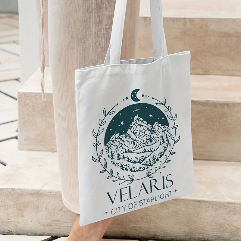 A Court of Thorns And Roses Velaris City Of Starlight Tote Bag