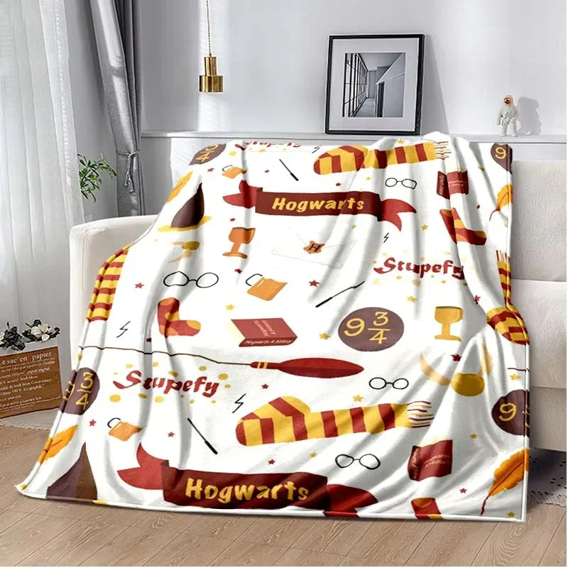Harry Potter Cartoon Magic Tools Blankets