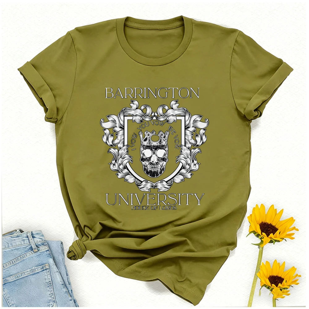 L.O.R.D.S. The Ritual Barrington University Skull Short Sleeve Top