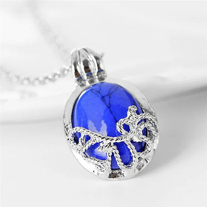 The Vampire Diaries Vintage Katherine's Lapis Lazuli Pendant Necklace