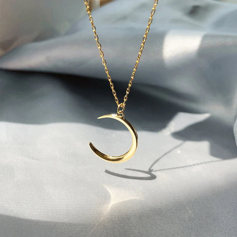 Crescent City Crescent Moon Clavicle Chain Necklace