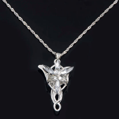 The Lord of the Rings Elf Princess Arwen's Evenstar Necklace