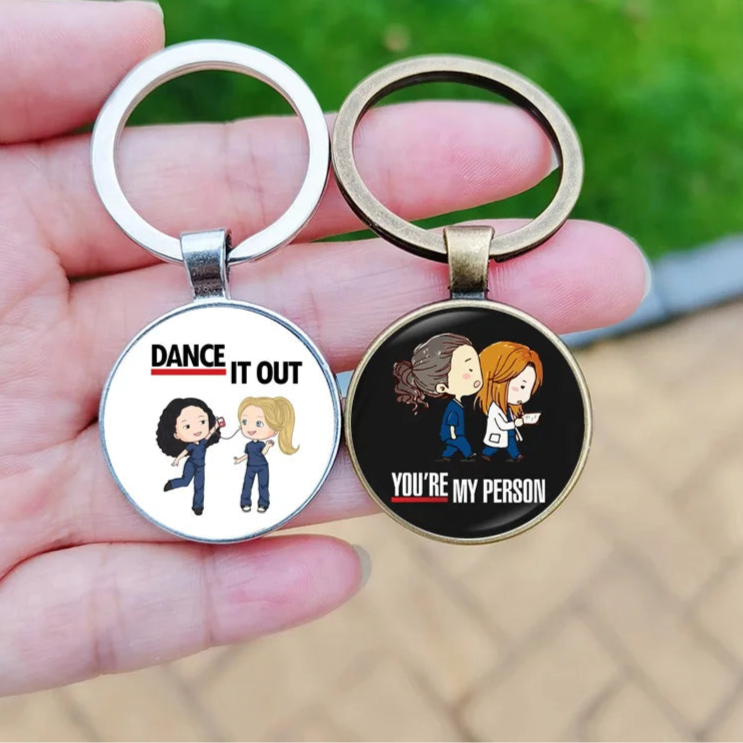 Library Key Rings Grey's Anatomy Key Rings – Fantasy Library Co.
