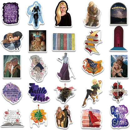 50pcs Throne Of Glass Stickers