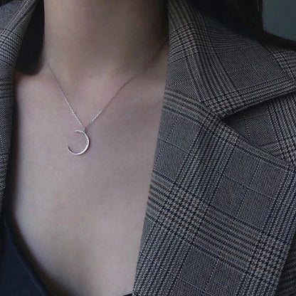 Crescent City Crescent Moon Clavicle Chain Necklace