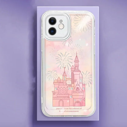 Disney Princess Cinderella Castle Fireworks Phone Cases