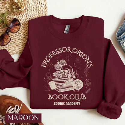 Zodiac Academy Professor Orion's Book Club Sweatshirt