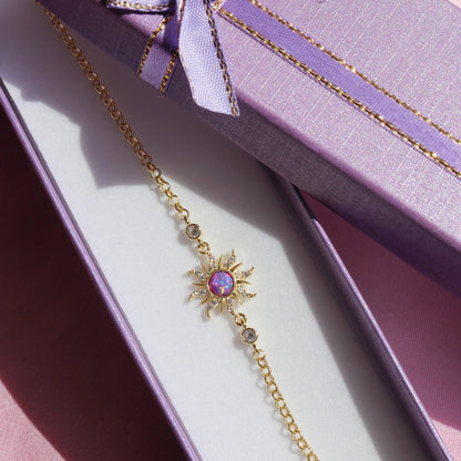 Disney Princess Rapunzel Tangled Sun Opal Necklace