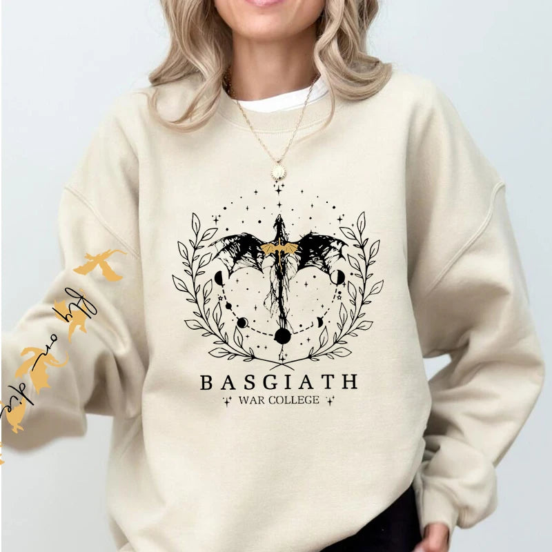Fourth Wing Basgiath War College Sweatshirt β Fantasy Library Co.