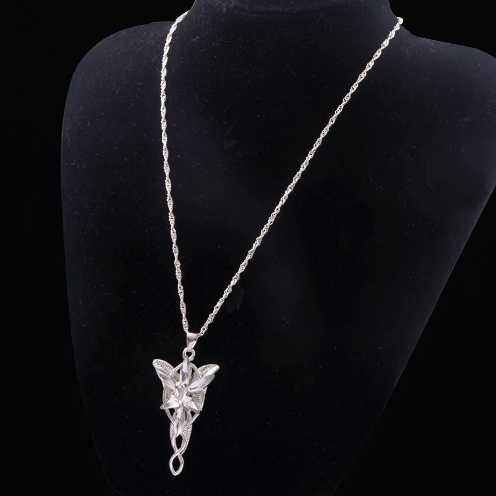 The Lord of the Rings Elf Princess Arwen's Evenstar Necklace