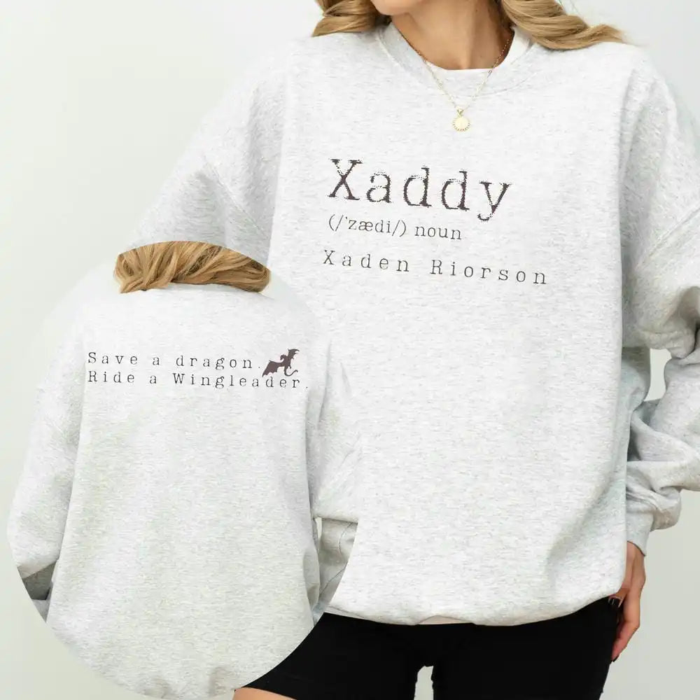 Fourth Wing Xaddy Xaden Riorson Sweatshirt