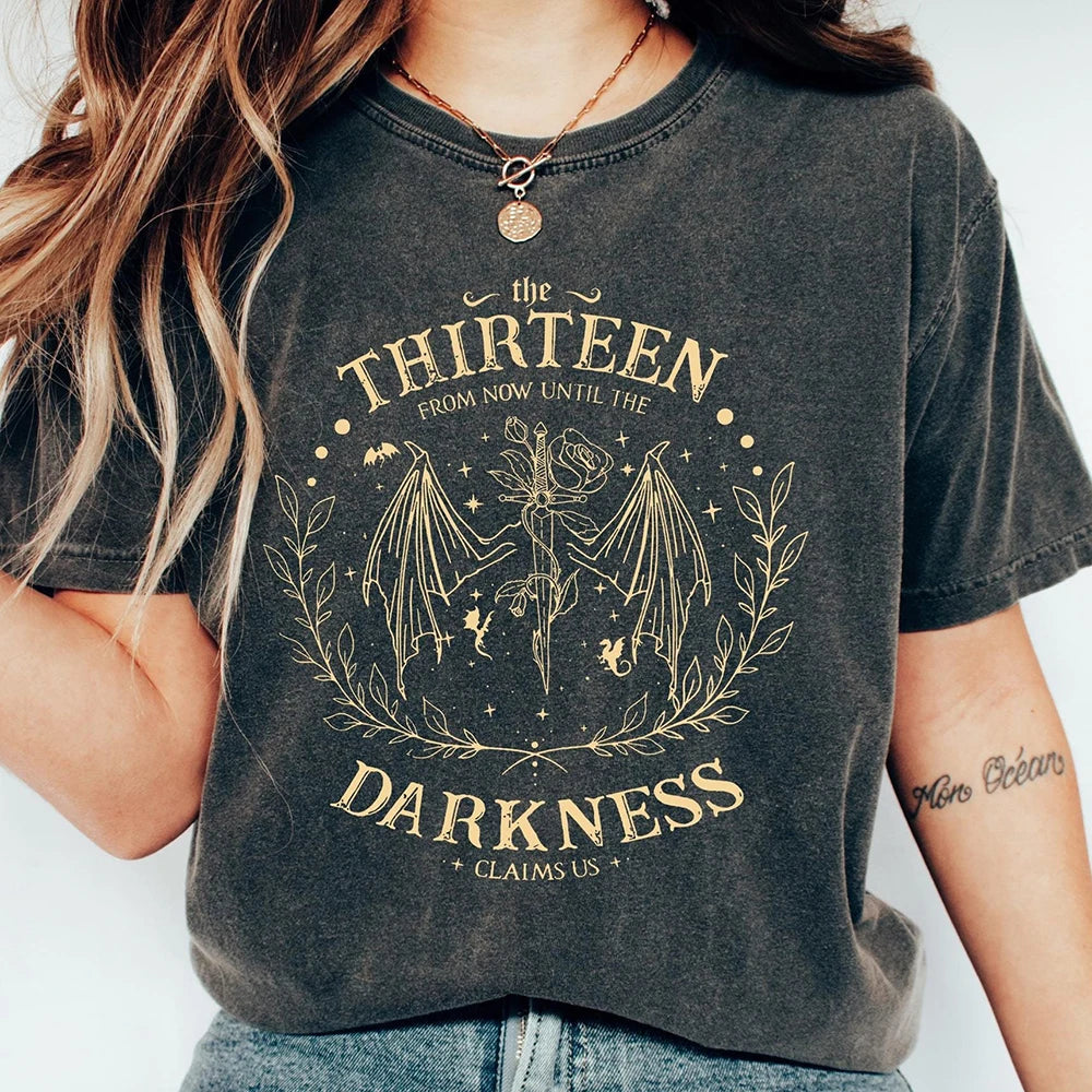 Throne Of Glass The Thirteen Darkness Short Sleeve Top