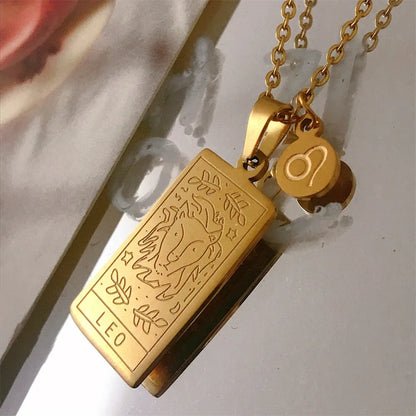 Zodiac Academy Geometric Zodiac Sign Necklaces