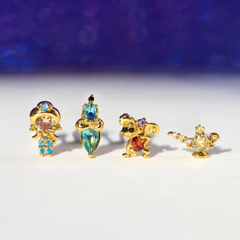 Disney Princess Jasmine 4pcs Earrings