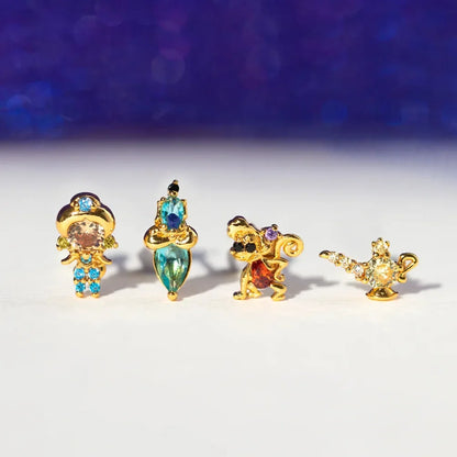 Disney Princess Jasmine 4pcs Earrings