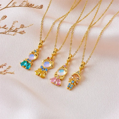 Disney Princess Fairy Tales Pendant Necklaces