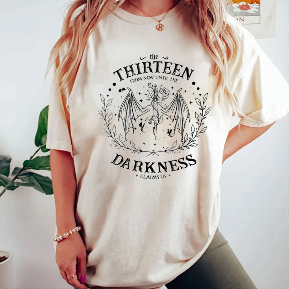 Throne Of Glass The Thirteen Darkness Short Sleeve Top