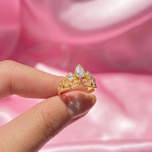 Barbie As Rapunzel Crown Ring