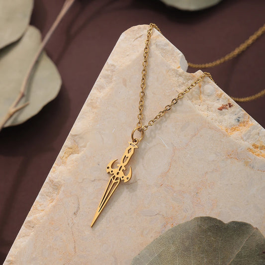 Throne Of Glass Dagger Necklace