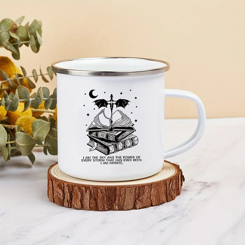 Fourth Wing Basgiath War I Am The Sky Mug β Fantasy Library Co.