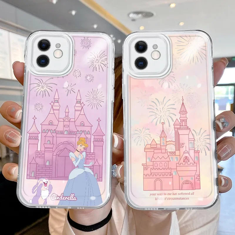 Disney Princess Cinderella Castle Fireworks Phone Cases