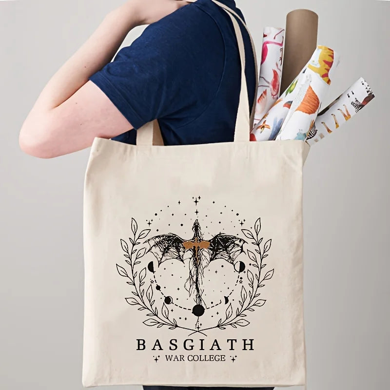 Fourth Wing Basgiath War College Tote Bag