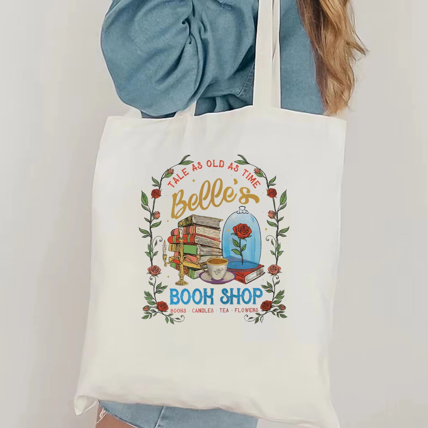 Disney Princess Belle's Book Shop Tote Bag